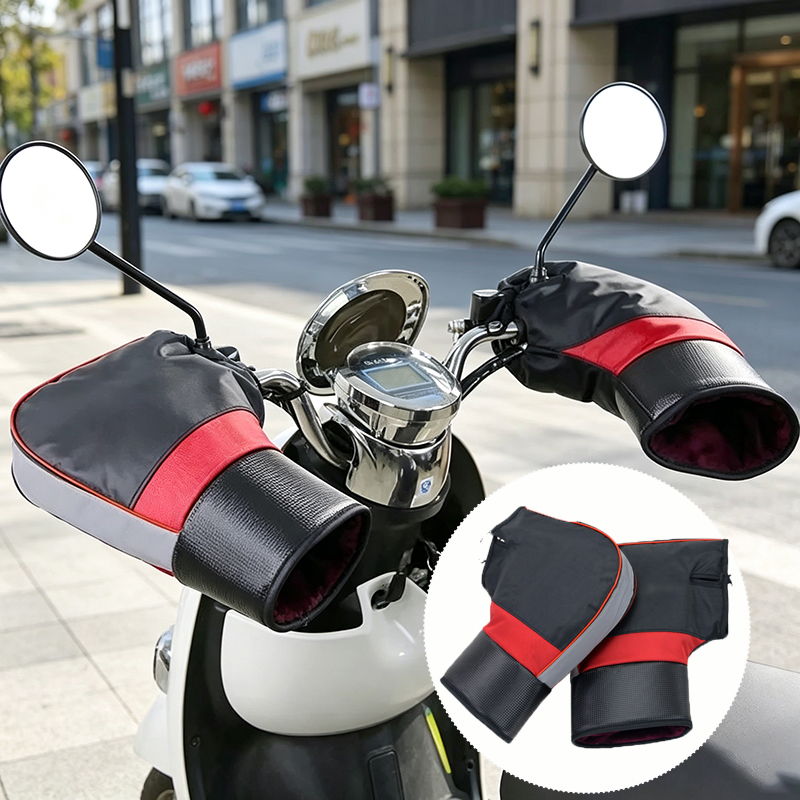 Motorcycle Gear For Winter - 1Pair Motorcycle Winter Warmer Gloves Handlebar