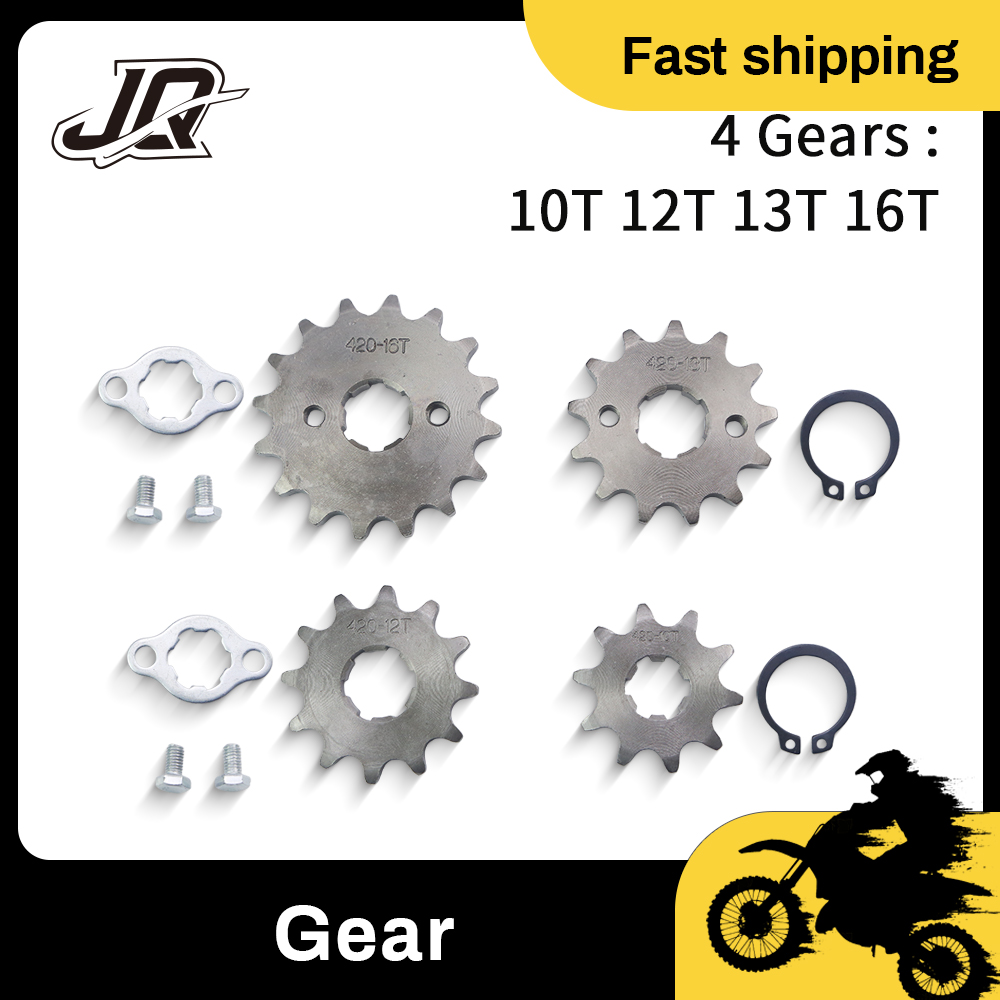 Motorcycle Gear Ratio - Motorcycle 420 Front Chain Sprocket 10T