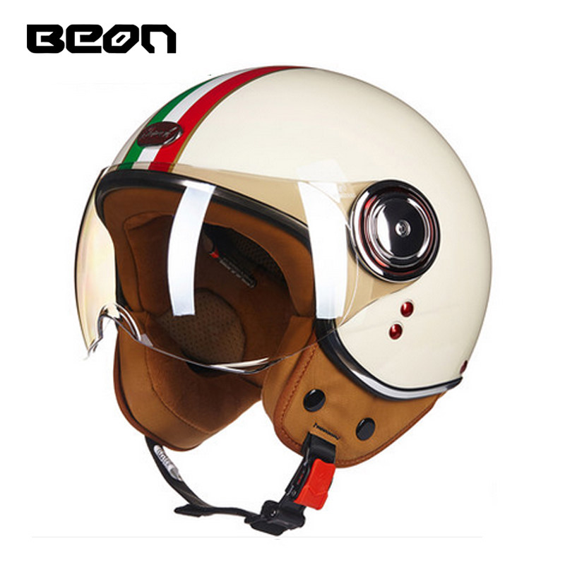 Motorcycle Gear Vintage - Capacete BEON 110B Open Face Motorcycle