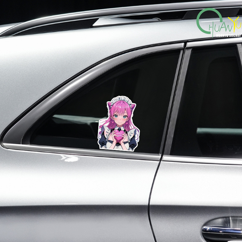 JDM Cute Girl Anime Car Sticke - Motorcycle Gear Outlet review and price