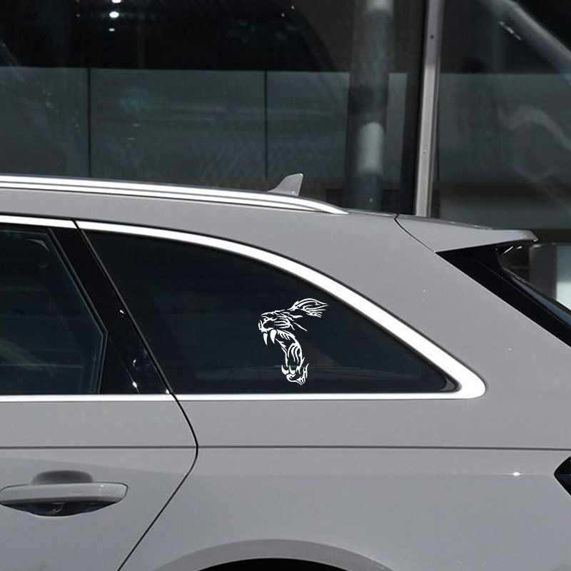 YAWN LION Funny Vinyl Decals M - Motorcycle Gear White review and price