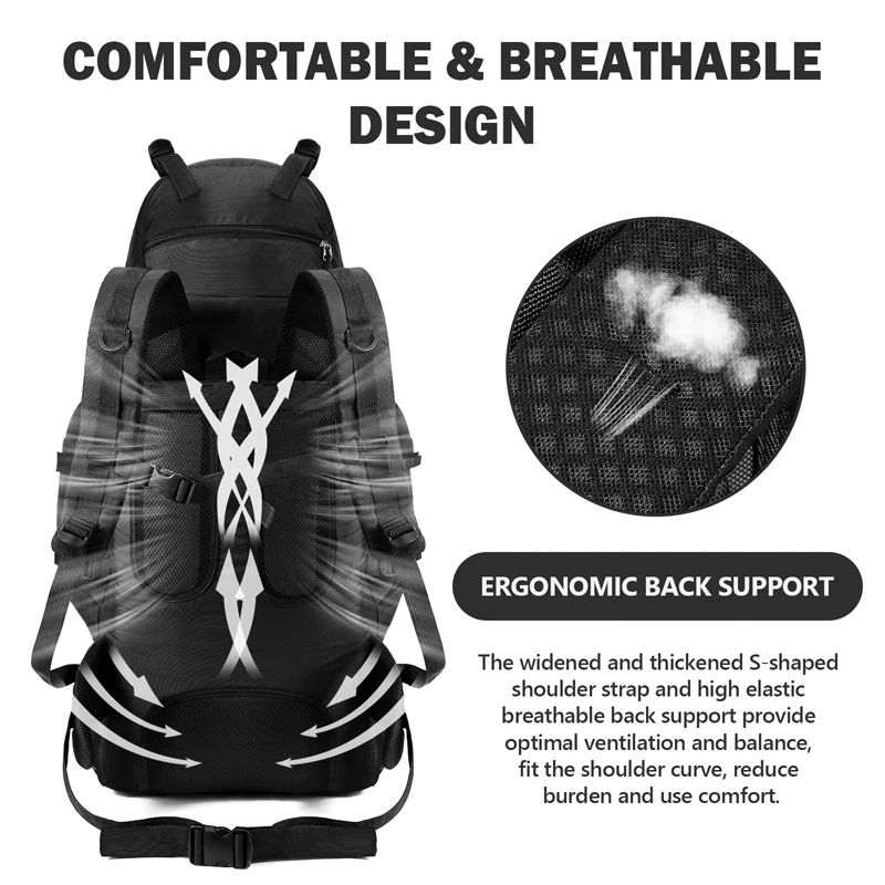 90L Waterproof Hiking Backpack - Motorcycle Gear Wardrobe review and price
