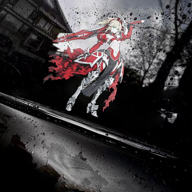 Fate Mordred Car Stickers Anim - Motorcycle Gear Auto review and price