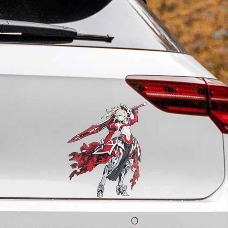 Fate Mordred Car Stickers Anim - Motorcycle Gear Auto review and price
