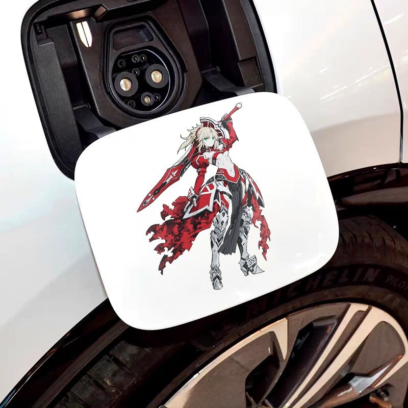 Fate Mordred Car Stickers Anim - Motorcycle Gear Auto review and price
