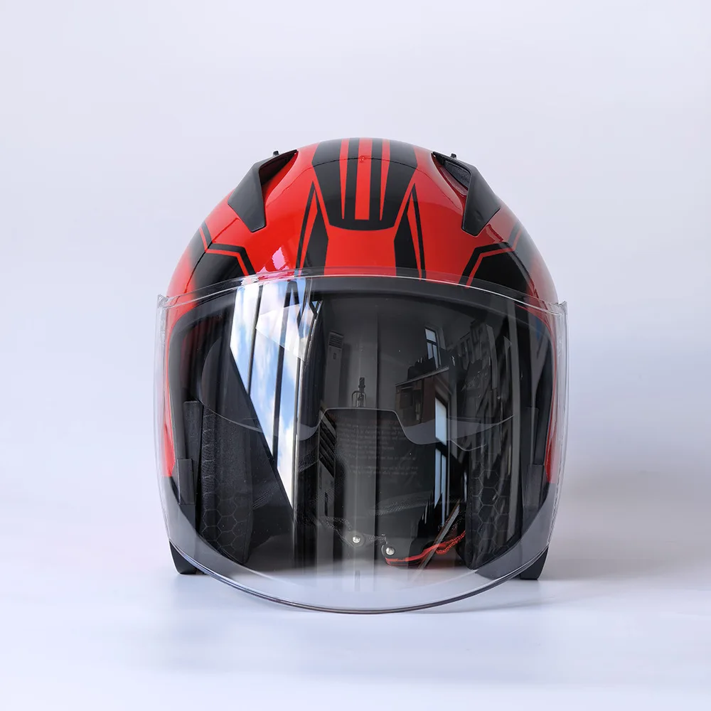 White Motorcycle Helmet Double - Motorcycle Gear White review and price