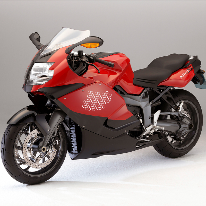 Motorcycle Sticker Honeycomb H - Motorcycle Gear Outlet review and price