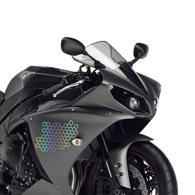 Motorcycle Sticker Honeycomb H - Motorcycle Gear Outlet review and price