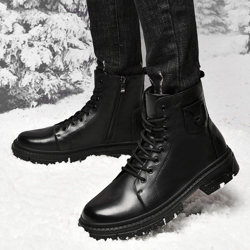 Winter Men's Genuine Leather B - Motorcycle Gear For Winter review and price