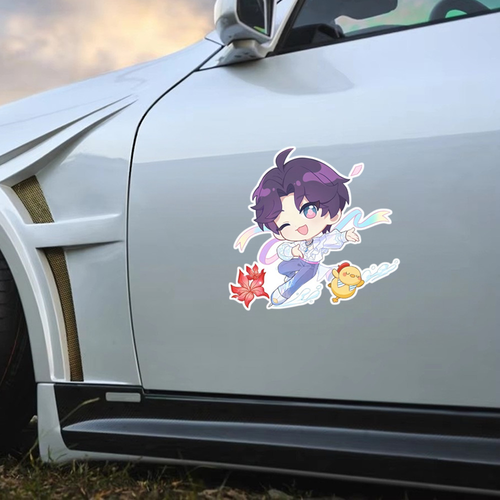 Cute Zayne Cartoon Car Sticker - Motorcycle Gear Auto review and price