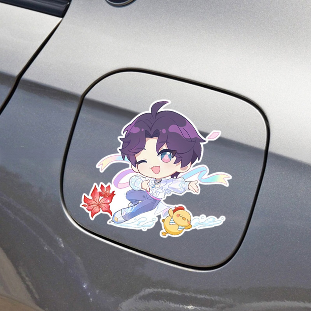 Cute Zayne Cartoon Car Sticker - Motorcycle Gear Auto review and price